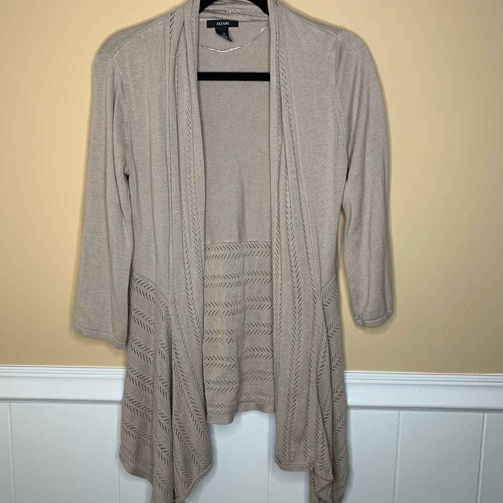 Alfani Light Brown Cardigan